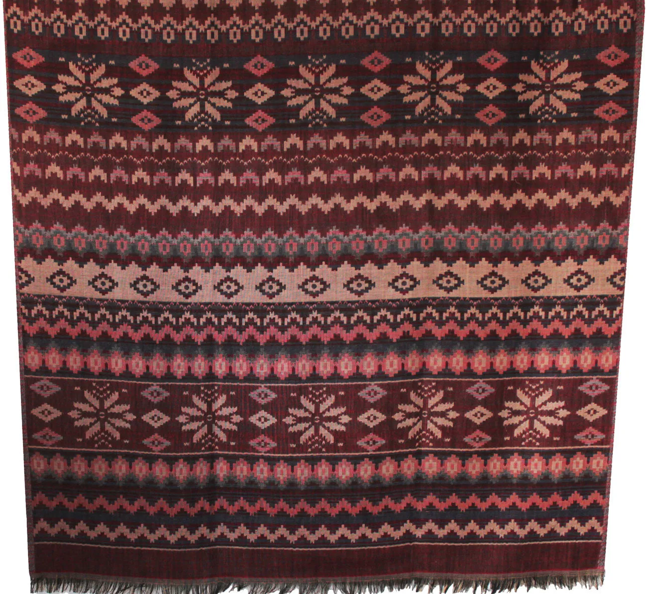 Womens Jamawar Shawl Wrap Wool India Clothing Gift (82 x 42 inches)