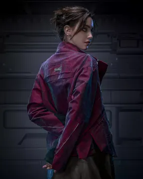 XIPHEVIL Cyberpunk Outfits Unisex Velvet Short Jacket
